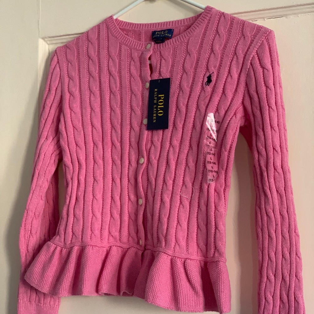 Brand new Polo Ralph Lauren magenta sweater
